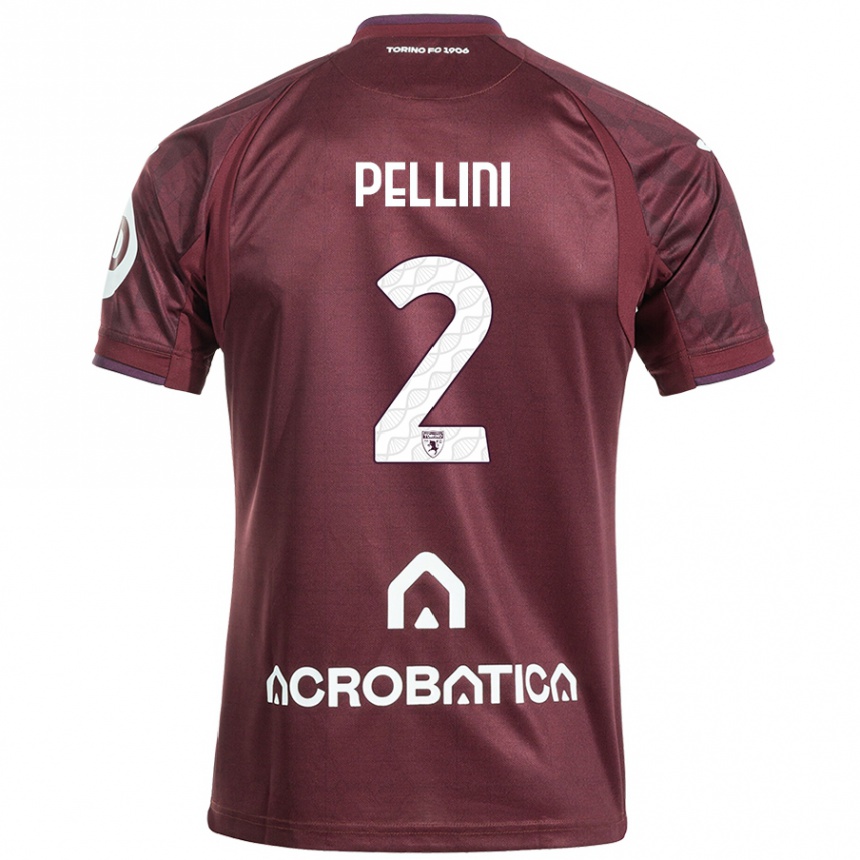 גברים כדורגל Mattia Pellini #2 לבן שחור ג'רזי ביתית 2024/25
