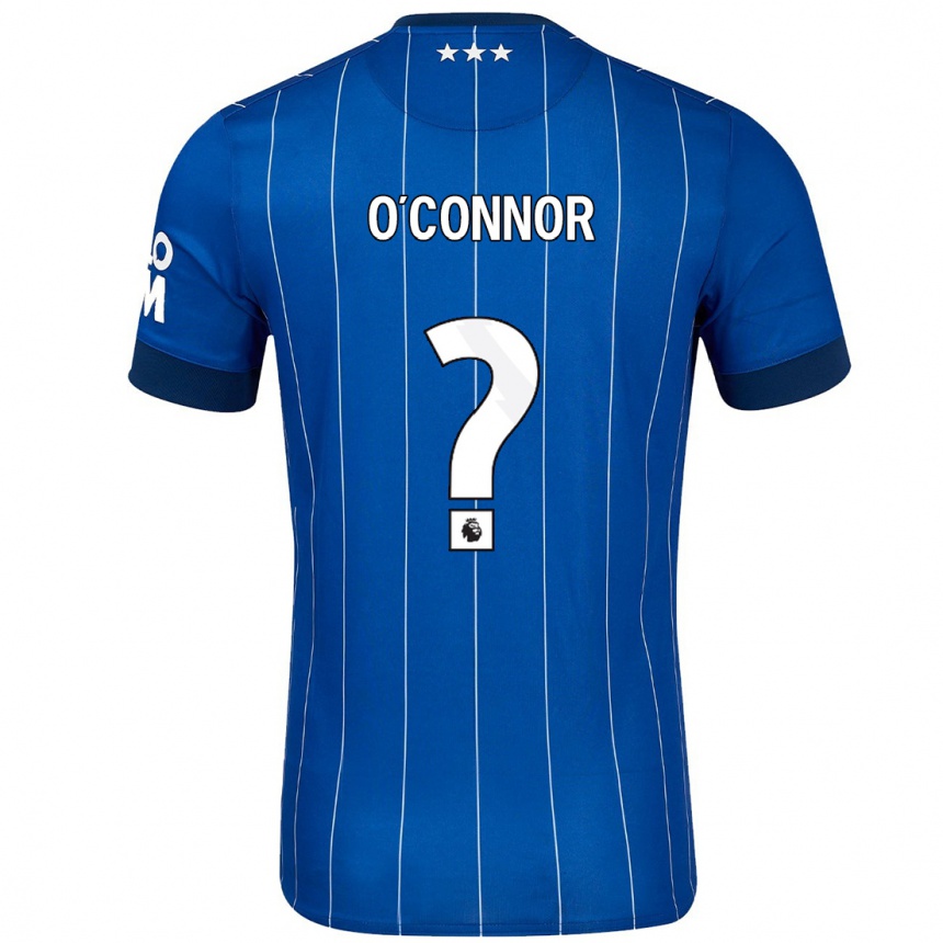 גברים כדורגל Daniel O'connor #0 כָּחוֹל כֵּהֶה ג'רזי ביתית 2024/25