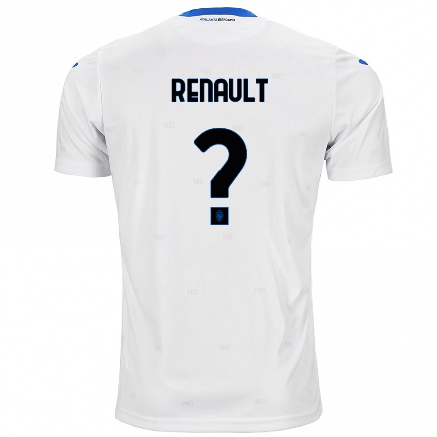 גברים כדורגל Guillaume Renault #0 לָבָן הרחק ג'רזי 2024/25