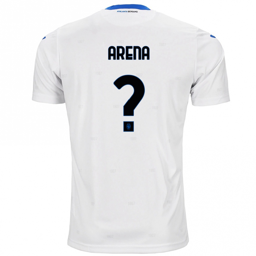 גברים כדורגל Federico Arena #0 לָבָן הרחק ג'רזי 2024/25