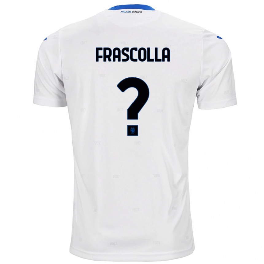 גברים כדורגל Andrea Frascolla #0 לָבָן הרחק ג'רזי 2024/25
