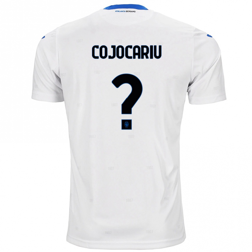 גברים כדורגל Raul Cojocariu #0 לָבָן הרחק ג'רזי 2024/25