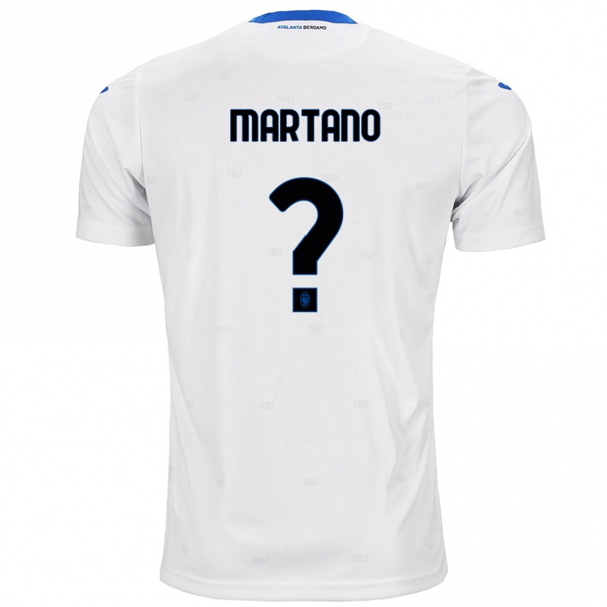 גברים כדורגל Aldo Martano #0 לָבָן הרחק ג'רזי 2024/25