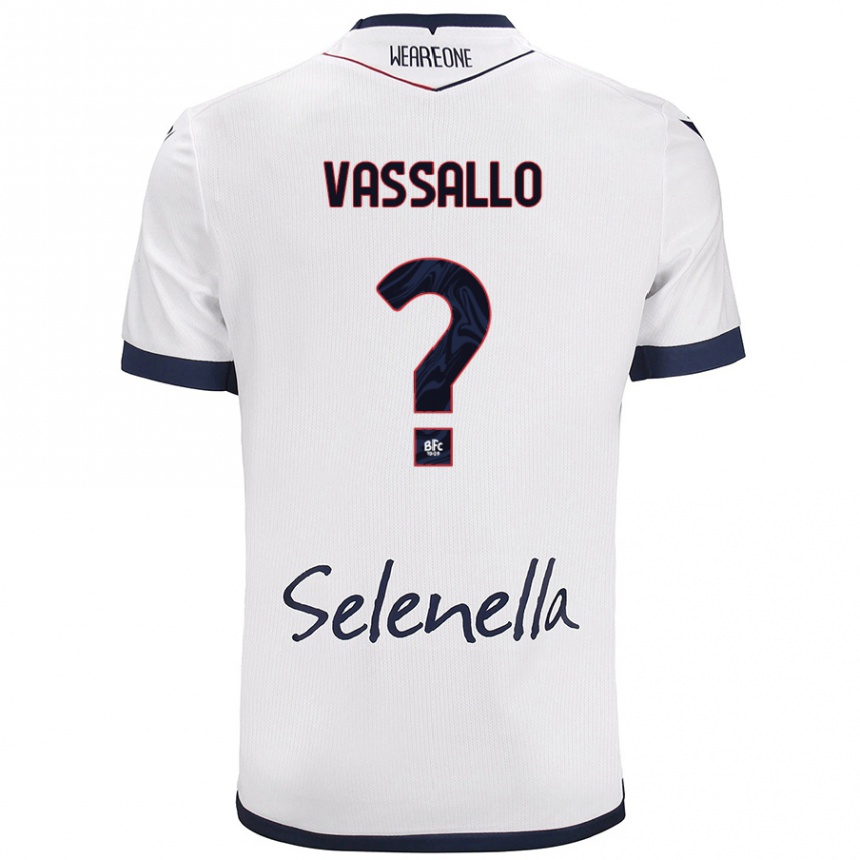 גברים כדורגל Giacomo Vassallo #0 כחול רויאל לבן הרחק ג'רזי 2024/25