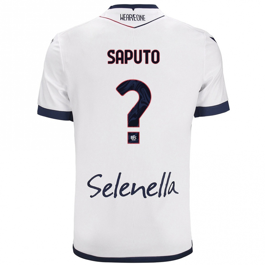 גברים כדורגל Jesse Saputo #0 כחול רויאל לבן הרחק ג'רזי 2024/25