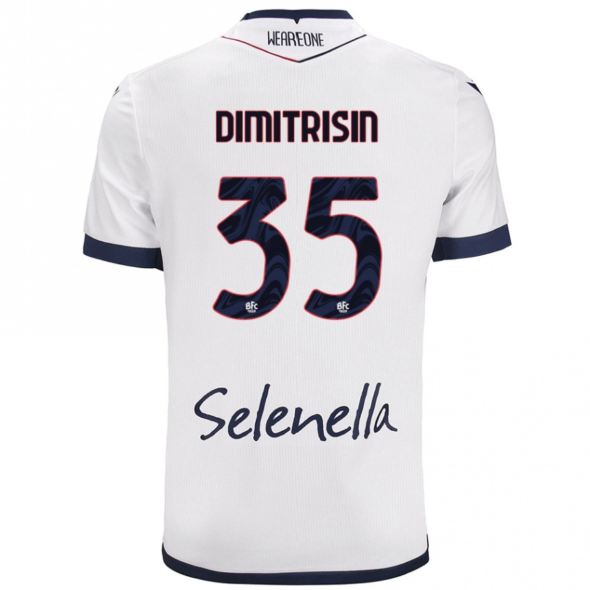 גברים כדורגל Danila Dimitrișin #35 כחול רויאל לבן הרחק ג'רזי 2024/25