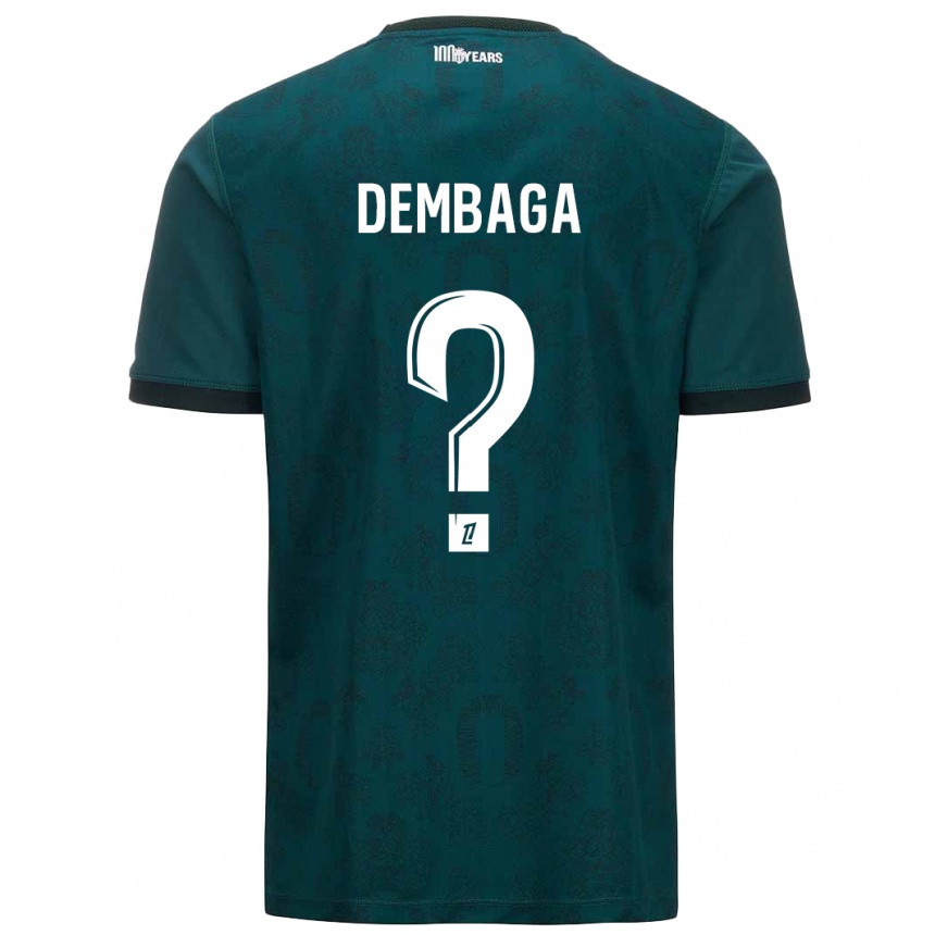 גברים כדורגל Boubakar Dembaga #0 ירוק כהה הרחק ג'רזי 2024/25