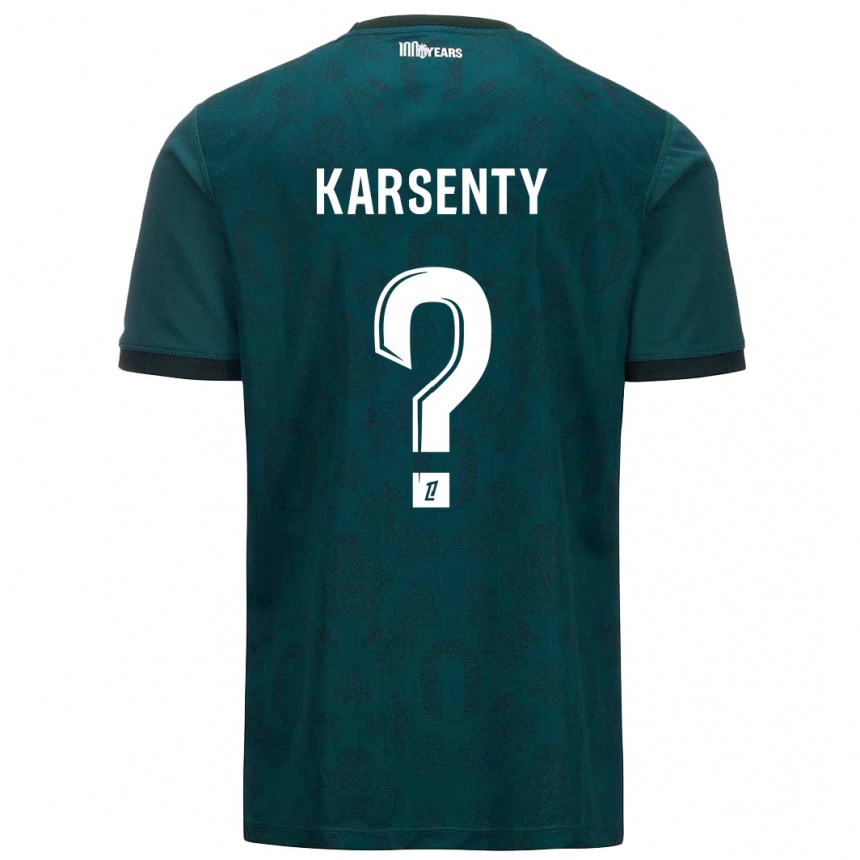 גברים כדורגל Kylian Karsenty #0 ירוק כהה הרחק ג'רזי 2024/25