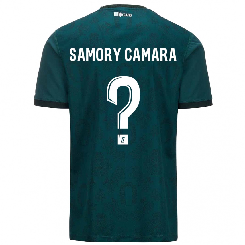 גברים כדורגל Verges Samory Camara #0 ירוק כהה הרחק ג'רזי 2024/25