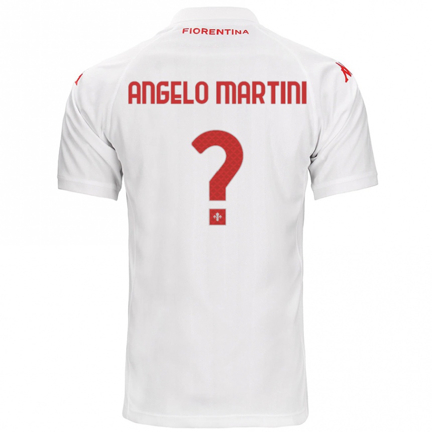 גברים כדורגל Angelo Martini #0 לָבָן הרחק ג'רזי 2024/25