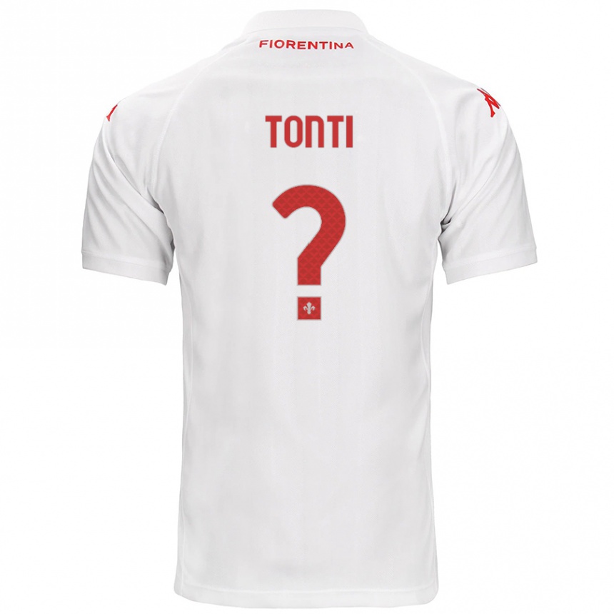 גברים כדורגל Federico Tonti #0 לָבָן הרחק ג'רזי 2024/25