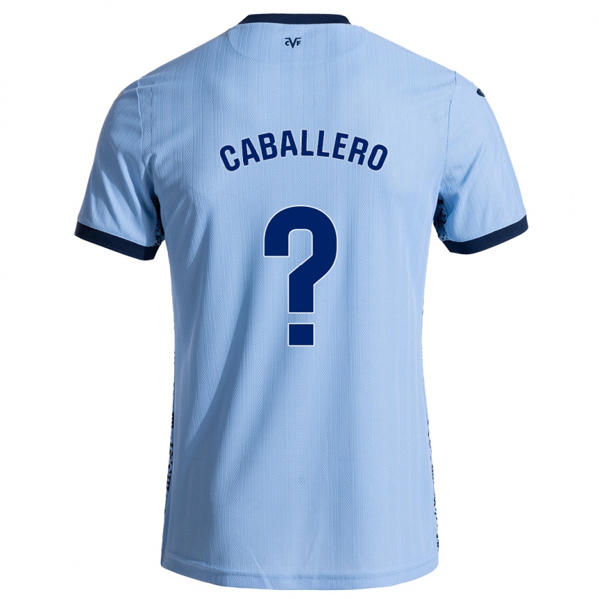 גברים כדורגל Jesús Caballero #0 שמיים כחולים הרחק ג'רזי 2024/25