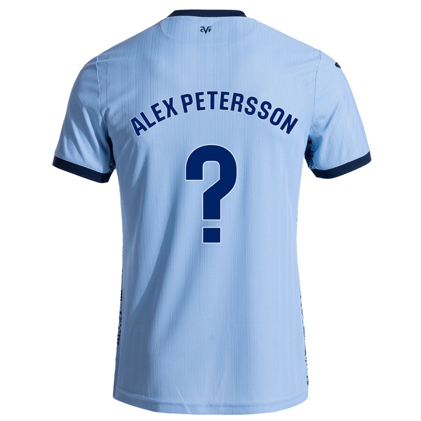 גברים כדורגל Max Alex Petersson #0 שמיים כחולים הרחק ג'רזי 2024/25