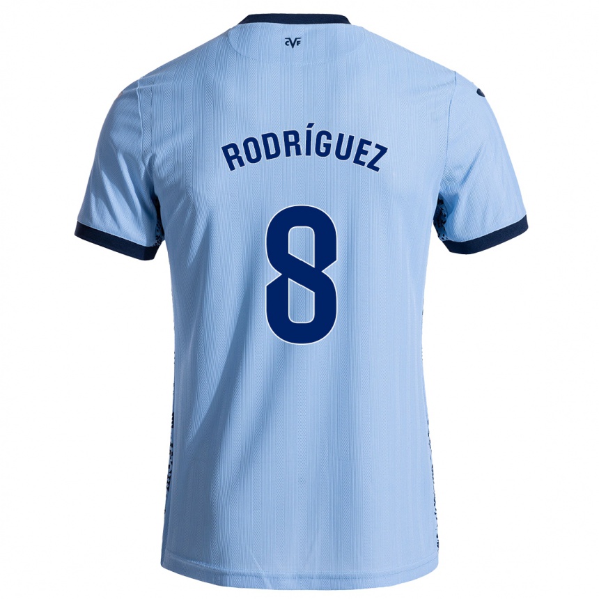 גברים כדורגל Unai Rodríguez #8 שמיים כחולים הרחק ג'רזי 2024/25