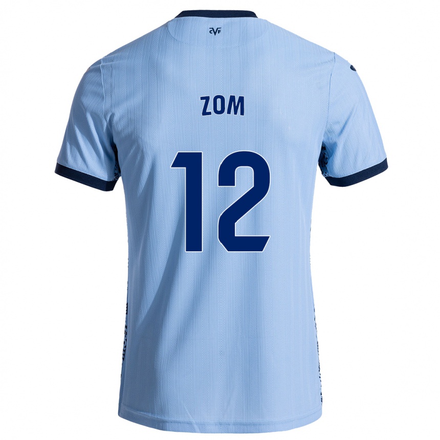 גברים כדורגל Ludo Zom #12 שמיים כחולים הרחק ג'רזי 2024/25