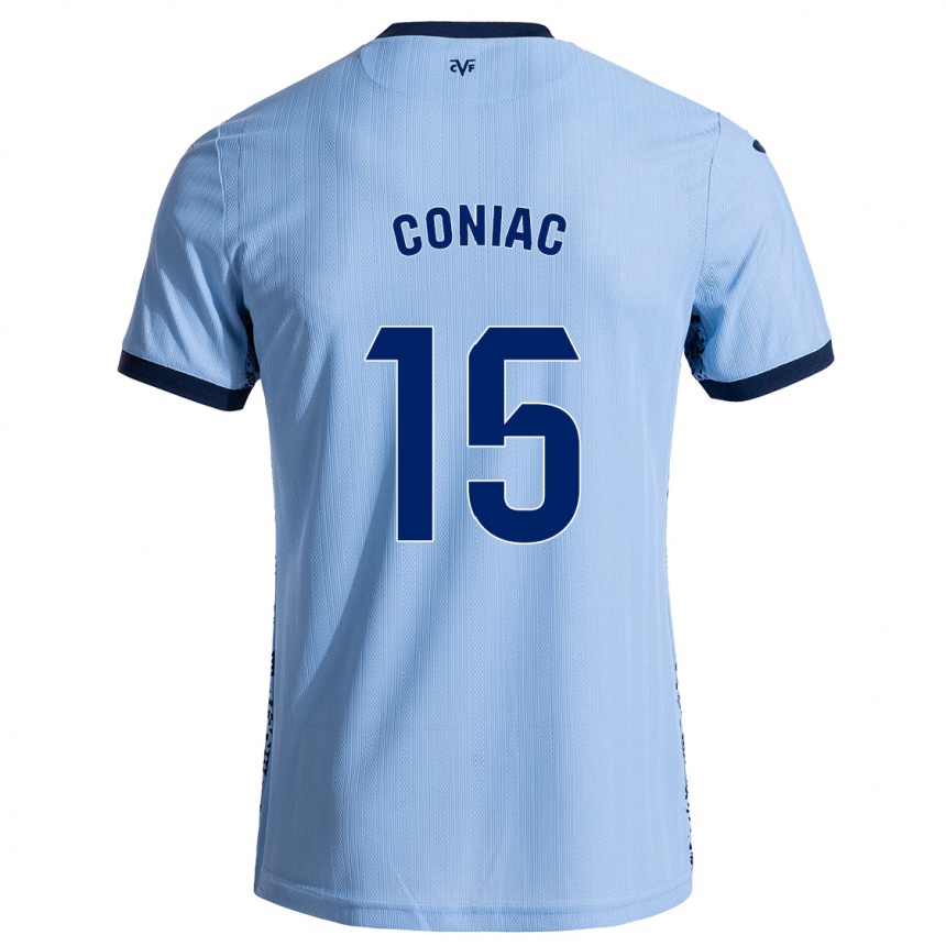 גברים כדורגל Edu Coniac #15 שמיים כחולים הרחק ג'רזי 2024/25
