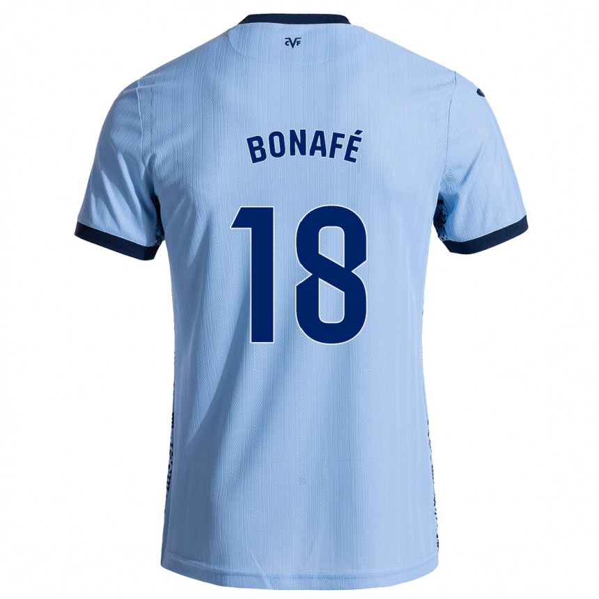 גברים כדורגל César Bonafé #18 שמיים כחולים הרחק ג'רזי 2024/25