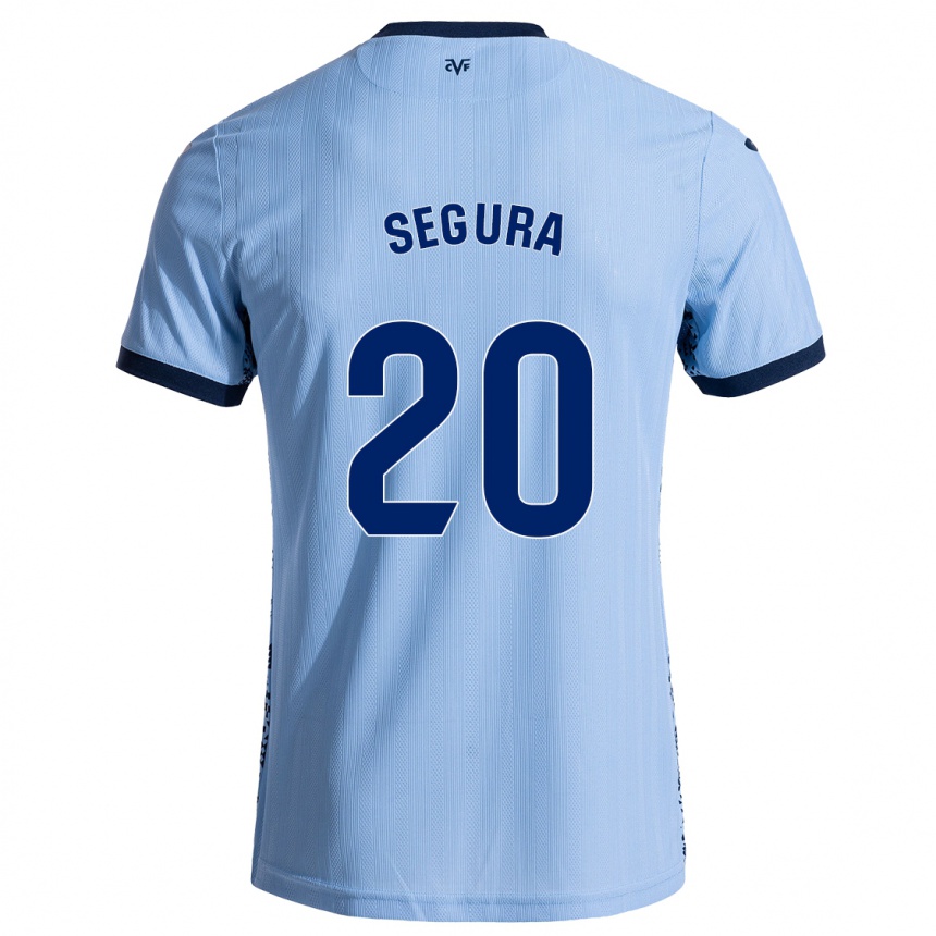 גברים כדורגל Carlos Segura #20 שמיים כחולים הרחק ג'רזי 2024/25