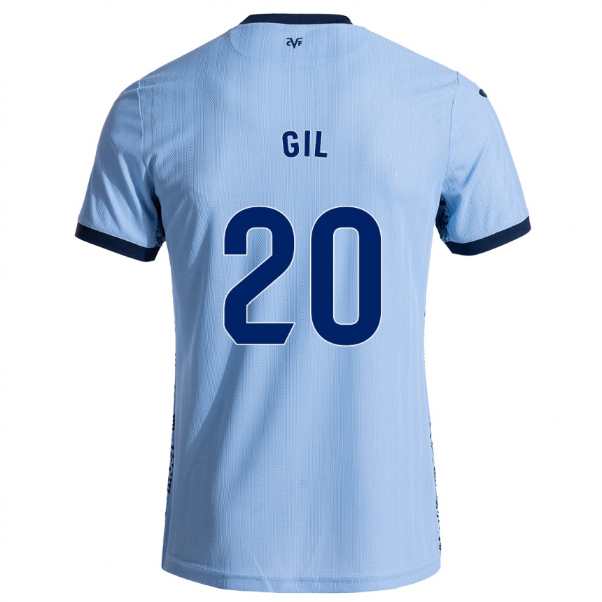 גברים כדורגל Mario Gil #20 שמיים כחולים הרחק ג'רזי 2024/25