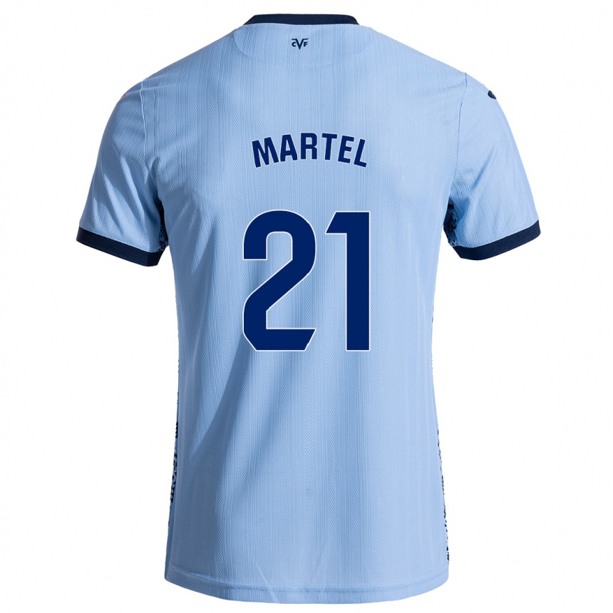 גברים כדורגל Kevin Martel #21 שמיים כחולים הרחק ג'רזי 2024/25