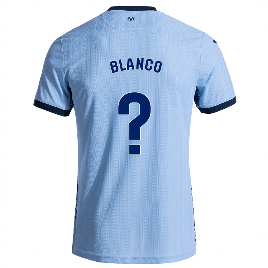 גברים כדורגל Alexia Blanco #0 שמיים כחולים הרחק ג'רזי 2024/25