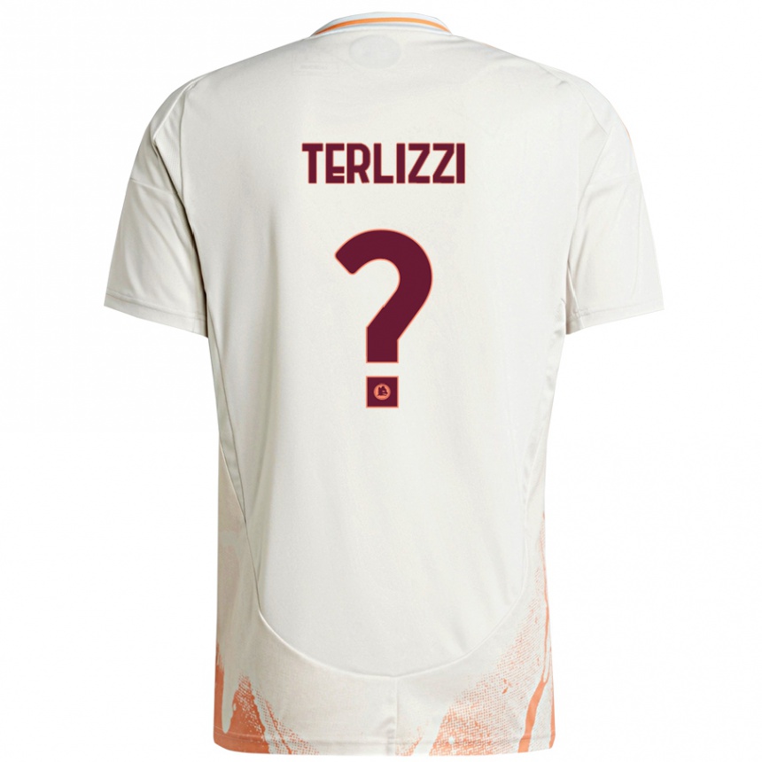 גברים כדורגל Federico Terlizzi #0 קרם לבן כתום הרחק ג'רזי 2024/25