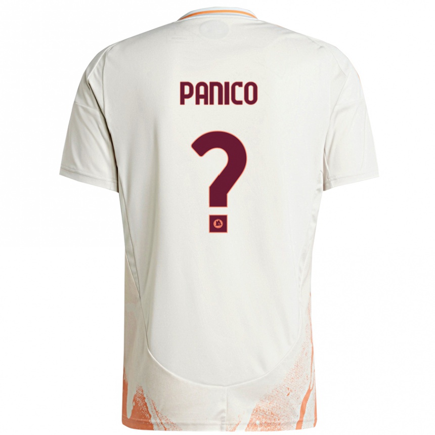 גברים כדורגל Francesco Panico #0 קרם לבן כתום הרחק ג'רזי 2024/25