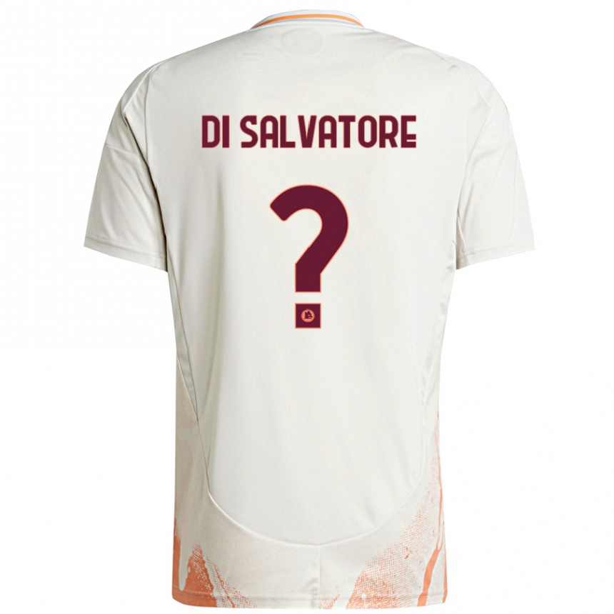 גברים כדורגל Diego Di Salvatore #0 קרם לבן כתום הרחק ג'רזי 2024/25