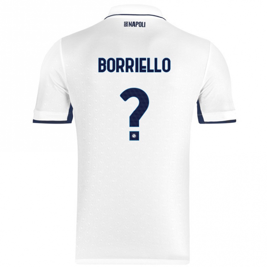 גברים כדורגל Salvatore Borriello #0 כחול רויאל לבן הרחק ג'רזי 2024/25