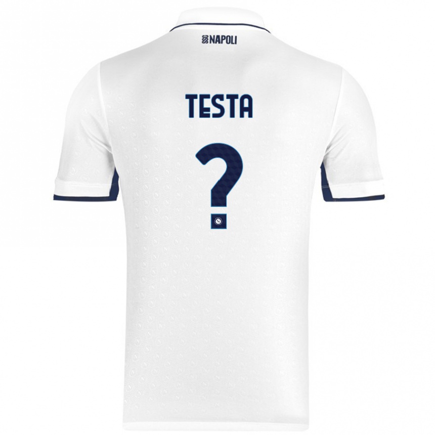 גברים כדורגל Vincenzo Testa #0 כחול רויאל לבן הרחק ג'רזי 2024/25