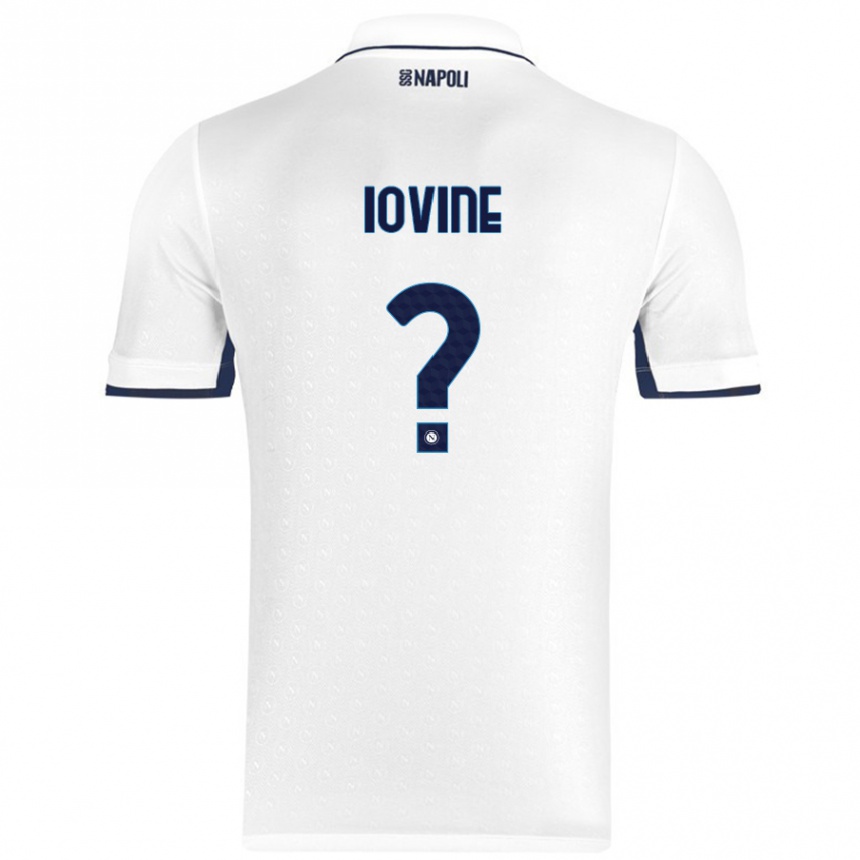 גברים כדורגל Andrea Iovine #0 כחול רויאל לבן הרחק ג'רזי 2024/25