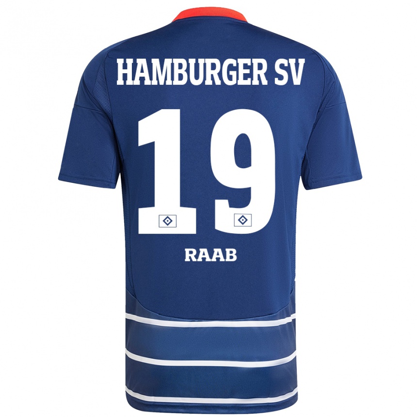 גברים כדורגל מתאו ראב #19 כחול כהה הרחק ג'רזי 2024/25
