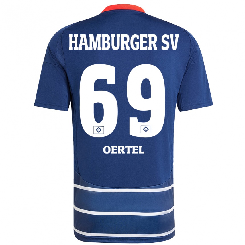 גברים כדורגל יאן אורטל #69 כחול כהה הרחק ג'רזי 2024/25