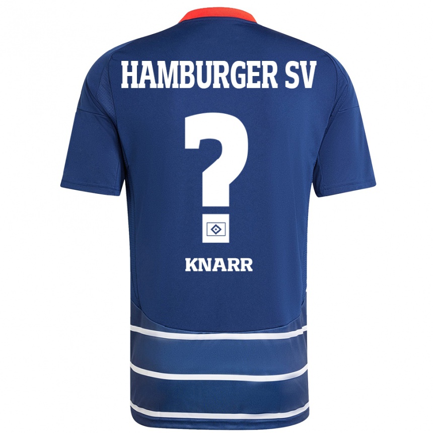 גברים כדורגל דניס קנר #0 כחול כהה הרחק ג'רזי 2024/25