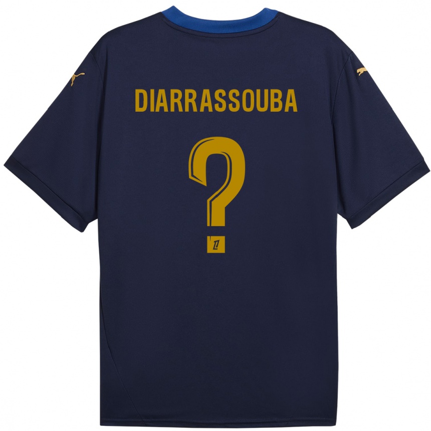 גברים כדורגל Tidiane Diarrassouba #0 זהב חיל הים הרחק ג'רזי 2024/25