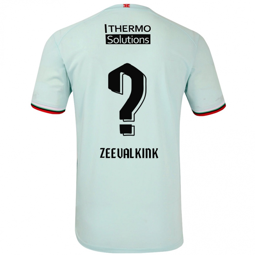 גברים כדורגל Leco Zeevalkink #0 ירוק בהיר הרחק ג'רזי 2024/25