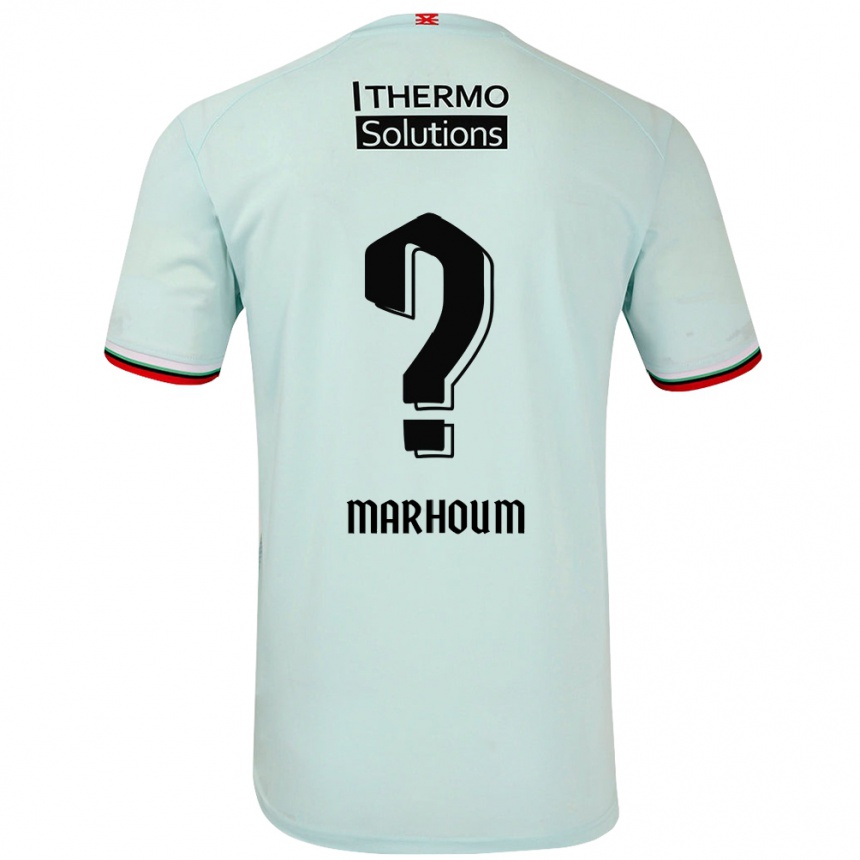 גברים כדורגל Yaid Marhoum #0 ירוק בהיר הרחק ג'רזי 2024/25