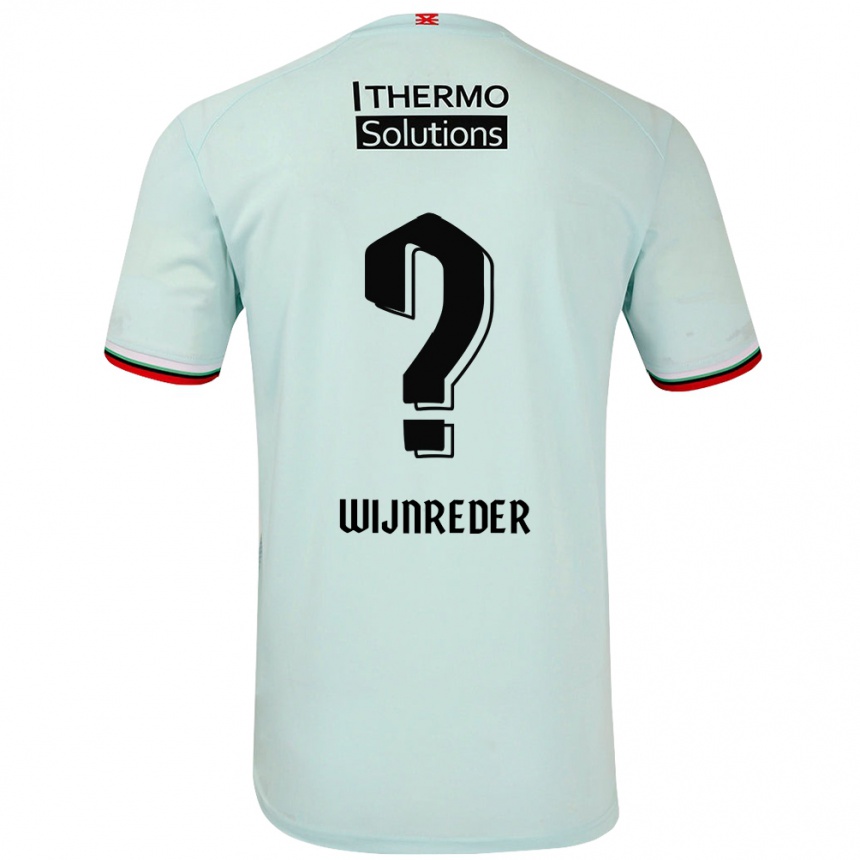 גברים כדורגל Jeppe Wijnreder #0 ירוק בהיר הרחק ג'רזי 2024/25