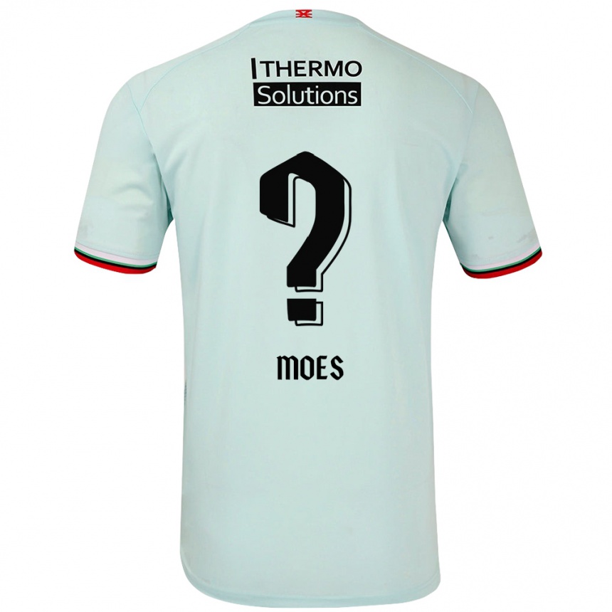 גברים כדורגל Lucas Moes #0 ירוק בהיר הרחק ג'רזי 2024/25