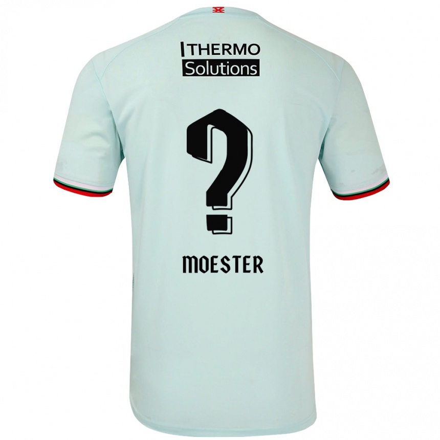 גברים כדורגל Ewout Moester #0 ירוק בהיר הרחק ג'רזי 2024/25