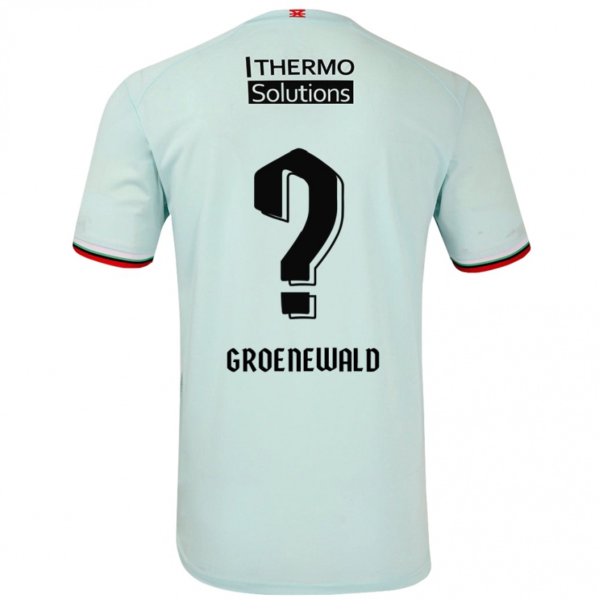 גברים כדורגל Nigel Groenewald #0 ירוק בהיר הרחק ג'רזי 2024/25