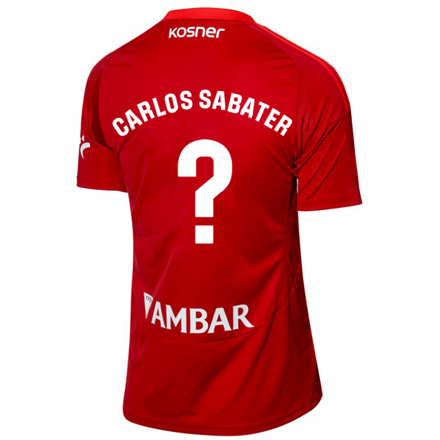 גברים כדורגל Juan Carlos Sabater #0 לבן כחול הרחק ג'רזי 2024/25