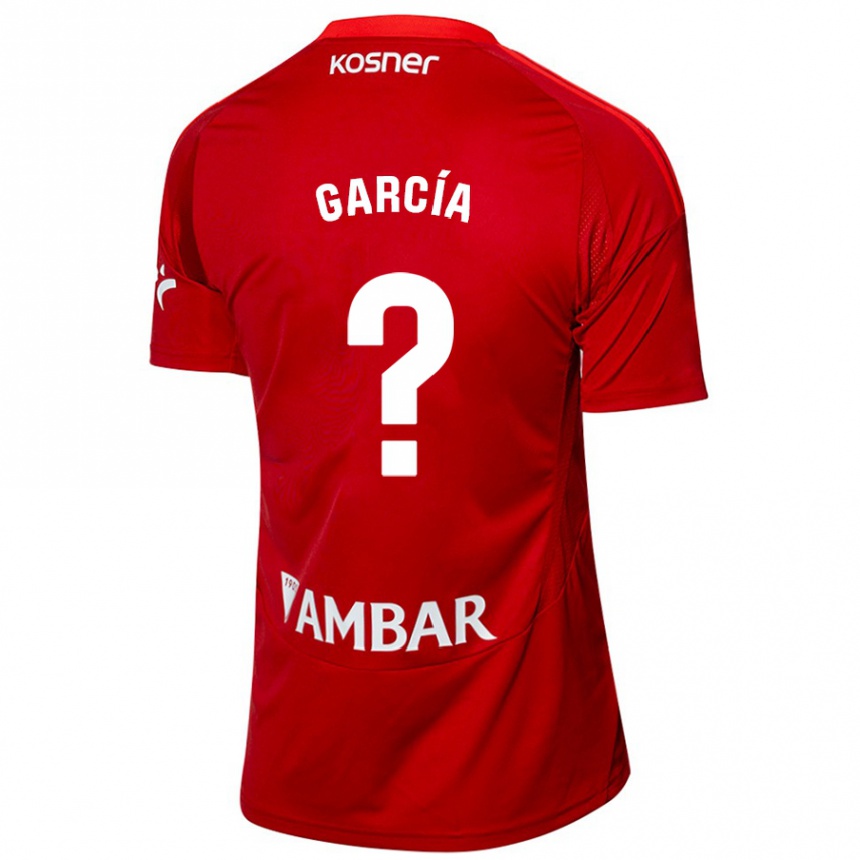 גברים כדורגל David García #0 לבן כחול הרחק ג'רזי 2024/25