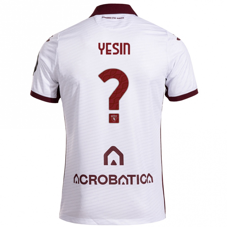 גברים כדורגל Demyan Yesin #0 חום לבן הרחק ג'רזי 2024/25