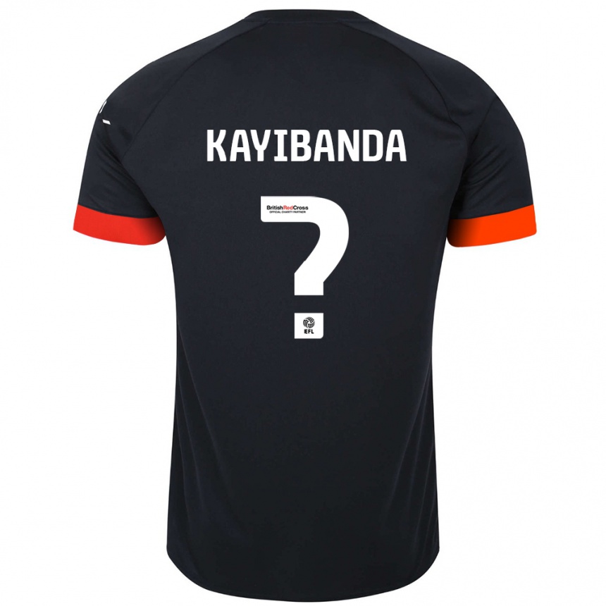 גברים כדורגל Claude Kayibanda #0 כתום שחור הרחק ג'רזי 2024/25