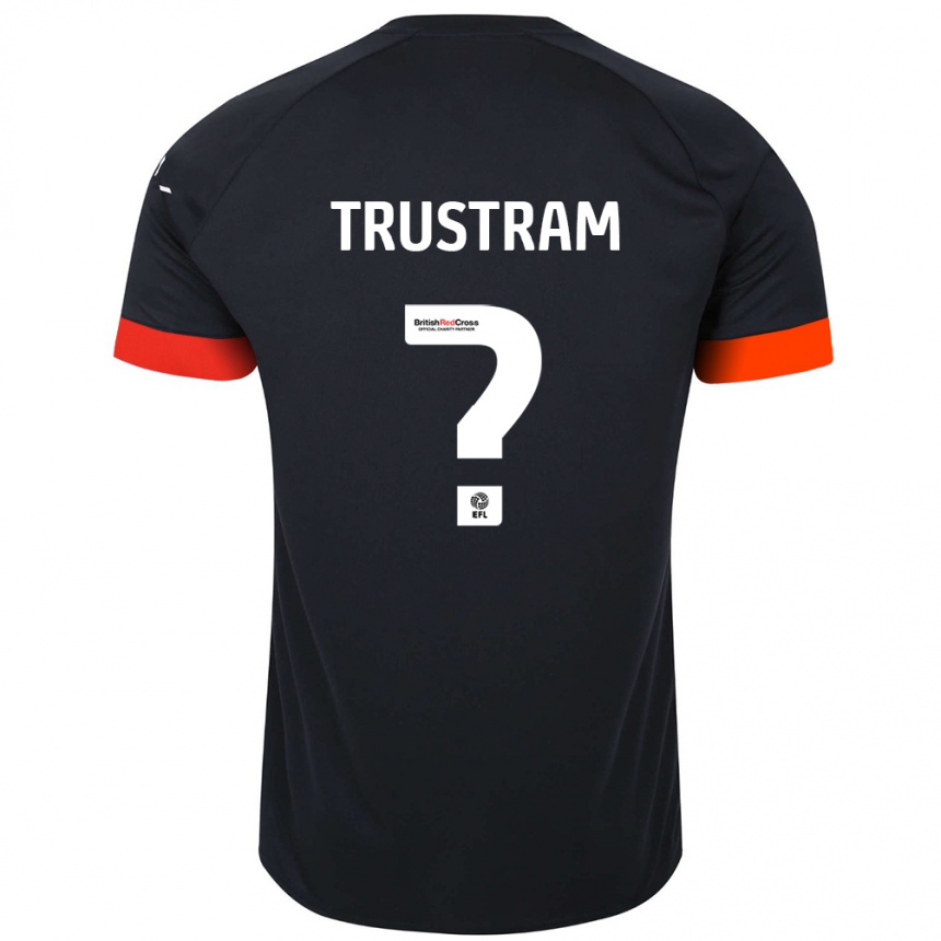 גברים כדורגל Charlie Trustram #0 כתום שחור הרחק ג'רזי 2024/25