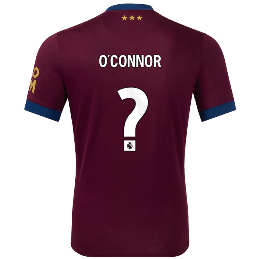 גברים כדורגל Daniel O'connor #0 חוּם הרחק ג'רזי 2024/25