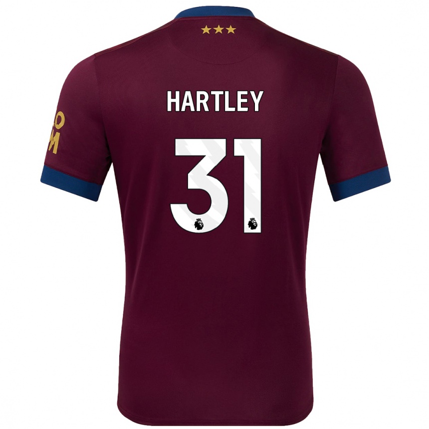 גברים כדורגל Laura Hartley #31 חוּם הרחק ג'רזי 2024/25