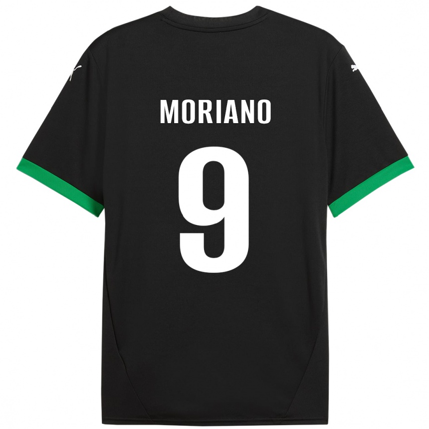 נשים כדורגל Andrea Moriano #9 שחור ירוק כהה ג'רזי ביתית 2024/25