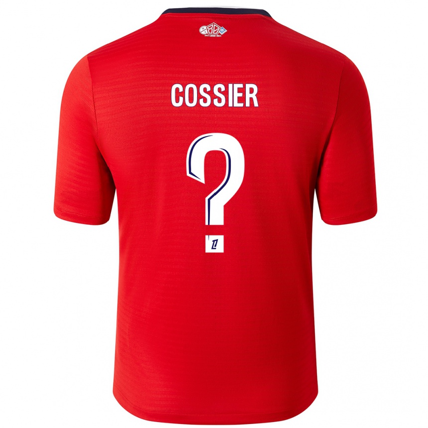 נשים כדורגל Isaac Cossier #0 אדום לבן ג'רזי ביתית 2024/25
